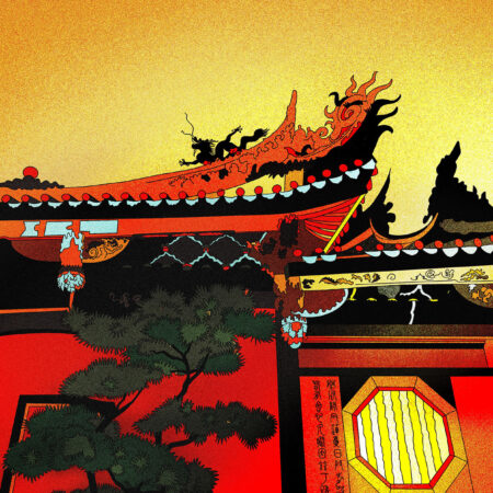 Longshan Temple Fine Art Print